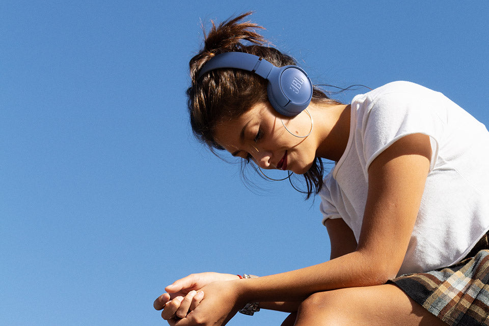 JBL T520BT on-ear headphones with Bluetooth